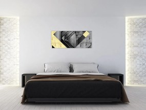 Tablou - Textura forme (120x50 cm)