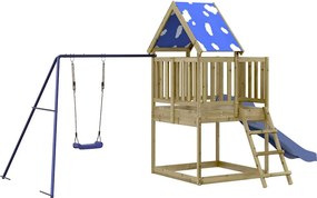 vidaXL Set de joacă pentru exterior, lemn de pin impregnat