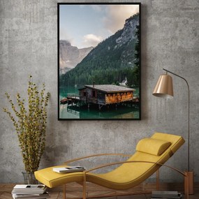 Poster - Cabana pe lac (A4)