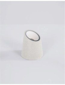 Mini stalp decorativ iluminat exterior IP65 FOX alb