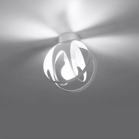 Lustră aplicată TULOS 1xE27/60W/230V albă Sollux SL.1082
