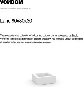 Jardiniera / Ghiveci plante design decorativ modern LAND PLANTER 80cm