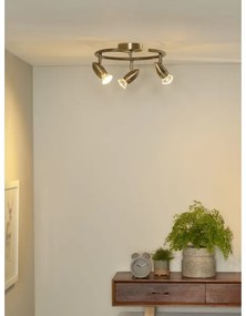 Lucide 13955/14/03 - Lampa spot LED CARO-LED 3xGU10/5W/230V bronz
