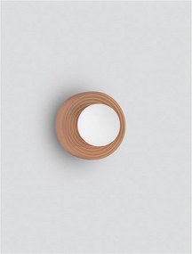 Aplica baie protectie IP44, Portelan, Caramel, ORBIQUE 16cm
