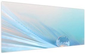 Tablou - Picătură albastră (120x50 cm)