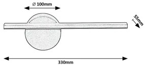 Aplică LED Rabalux 78034 SABIRA LED/6W/230V 4000K