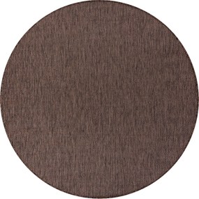 Covor SISAL SION cerc A5165A Melanj țesute plate maro