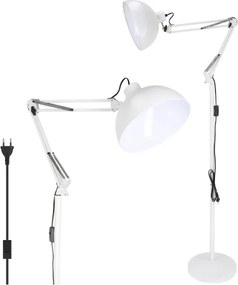 BRILAGI - Lampă de podea flexibilă TASKER 1xE27/60W/230V 157 cm albă