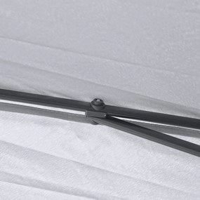 Outsunny Tonelă 3 x 3 m foisor de grădină Pop-up cort pliant dublu acoperiș 4 plase de țânțari detașabile cu fermoar + sac de transport | Aosom Romania