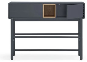 Masă consolă gri închis 35x120 cm Corvo - Teulat