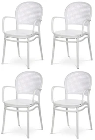 Set de scaune de sufragerie CT-746 WT, 4 buc