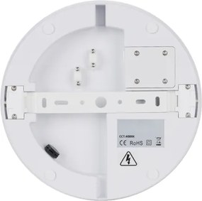 Brilagi - Plafonieră LED de exterior BENE LED/24W/230V Ø 26 cm alb IP54