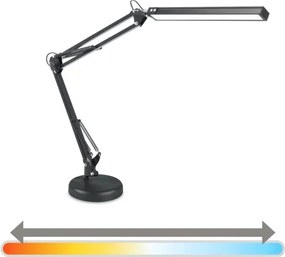 Brilagi - Lampă de birou LED reglabilă 2 în 1 USB VARIO LED/14W/5V 3000-6000K neagră