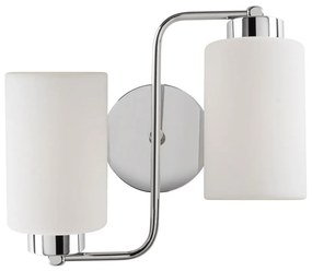 Aplică de perete albă/argintie Balcova – Opviq lights