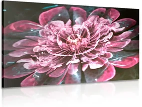 Tablou floare magică roz