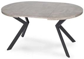 JAKS Masă rotundă extensibilă 90 - 190 cm beton Lugo