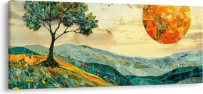 Tablou - Ilustrație peisaj (120x50 cm)