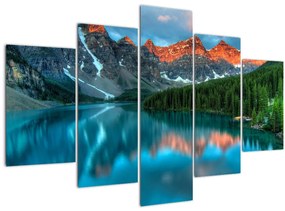 Tablou - Lac turcoaz (150x105 cm)