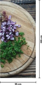 Fototapet pentru ușă - De pe blatul de bucătărie (95x205cm)