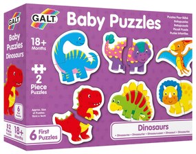 BABY PUZZLE: DINOZAURI (2 PIESE) - GALT (1005455)