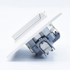 Priza simpla cu capac, 16A, IP20, Alb, Panasonic Arkedia Slim