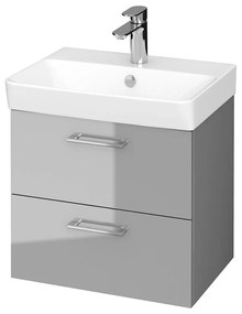 Dulap cu lavoar, 46x49x35 cm, 2 sertare, gri Gri, 500x460 mm