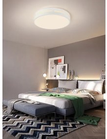 Plafonieră LED dimabilă PERFECTO 24W/230V Wi-Fi Tuya Immax NEO 07153-W40 + telecomandă