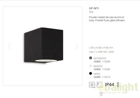Aplica de perete exterior cu protectie IP44 UP AP1 ANTRACITE 115306