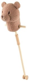 Căluț de jucărie pe băț Bieco MIKA ursuleț
