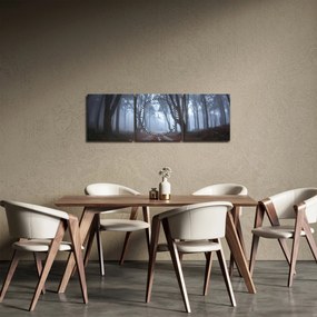 Tablou - Zi cu ploaie (cu ceas) (90x30 cm)