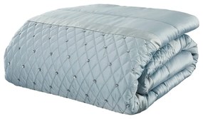 Cuvertură albastră din microsatin 240x260 cm Sequin Cluster – Catherine Lansfield