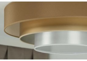 Plafonieră LED Duolla LUNETA LED/26W/230V d. 60 cm 4000K maro/auriu