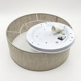 Lampă de tavan SIRJA, soclu 1x E27, 15 W, 230 V, Ø 35 cm, bej