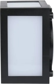 Aplica LED de perete pentru exterior, 12W, 230V, 4000K, IP65, neagră