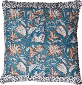 Pernă decorativă din bumbac, cu imprimeu floral, Pavot