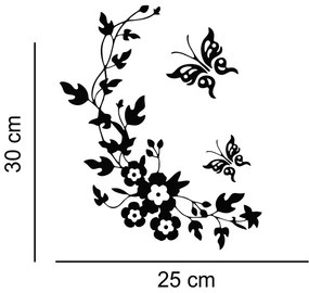 Sticker decorativ mobilier Flori