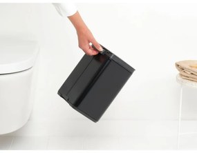 Cos pentru gunoi Brabantia Bo Small 1006622, 4 L, Deschidere lina si silentioasa, Bază antiderapantă, Negru