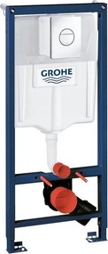 Set rezervor incastrat Grohe Rapid SL pentru vas wc cu clapeta cromata Nova Cosmopolitan