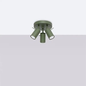 Spot Sollux SL.1503 RING 3xGU10/10W/230V verde