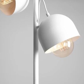 Lampadar modern alb liniar cu 2 becuri Beryl