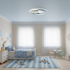 Brilagi - Plafonieră LED pentru copii LOVE 48W/230V 3000/4500/6000K albastră