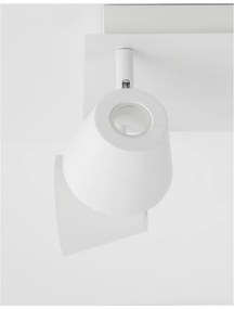 Plafoniera cu 4 spoturi LED directionabile BIAGIO alb NVL-9155363