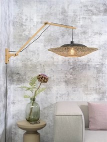 Aplica din bambus KALIMANTAN orizontal L natur, 60cm