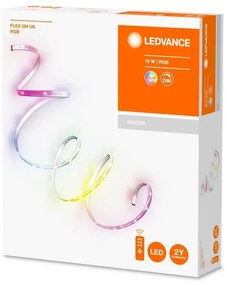 Bandă LED RGB dimabilă FLEX 5m LED/19W/230V Ledvance + telecomandă