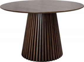 Masa rotunda Valhalla Wood 120cm, stejar inchis