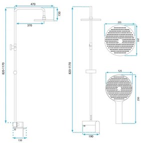Set dus REA Marco Gun gri