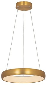 Lustra LED design modern circular Ring 40cm, Brushed Gold Matt