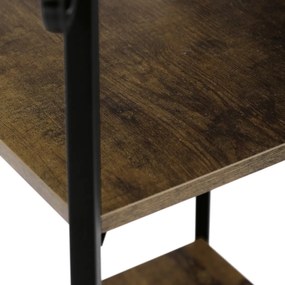 Cuier cu rafturi GD-170 OLW, lemn vechi