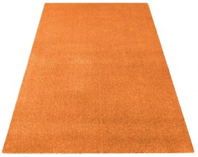 Covor monocolor de culoare portocalie Lăţime: 200 cm | Lungime: 300 cm