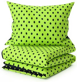 Lenjerie de pat din bumbac COLAM GREEN verde hotelova capsă Dimensiune lenjerie de pat: 70 x 90 cm | 140 x 200 cm